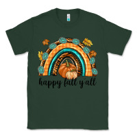 Sports Green Happy Fall Y'all Classic Tee - texasbilliewilder