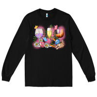 Black Easter wine glasses  Easter Day Long Sleeve Tee - CowGirlArtShop
