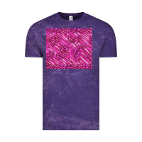 Cloud Purple pink glitter with leopard pattern Vintage Tee - TumblerDesignByShophia