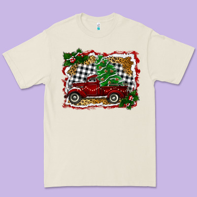 Christmas Truck With Christmas Tree Premium Tee Designed By Ranaportraitstore