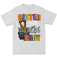 Dove Grey sister of brewing baby halloween theme baby shower spooky t shirt Premium Tee - minhPixels