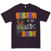 Plum sister of brewing baby halloween theme baby shower spooky t shirt Premium Tee - minhPixels