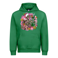 Emerald pink coffee gifts christmas skeleton coffee Urban Hoodie - AdoDesignShop