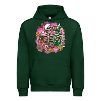 Forest Green pink coffee gifts christmas skeleton coffee Urban Hoodie - AdoDesignShop