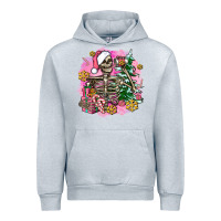 Heather Grey pink coffee gifts christmas skeleton coffee Urban Hoodie - AdoDesignShop