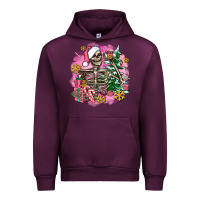 Mauve Wine pink coffee gifts christmas skeleton coffee Urban Hoodie - AdoDesignShop