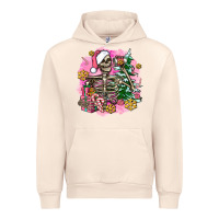 Sandshell pink coffee gifts christmas skeleton coffee Urban Hoodie - AdoDesignShop