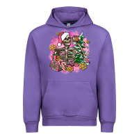 Tulip pink coffee gifts christmas skeleton coffee Urban Hoodie - AdoDesignShop