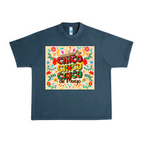 Midnight Navy cinco cinco cinco de mayo Urban Heavy Tee - CowGirlArtShop