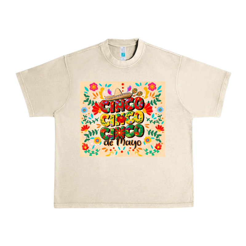 Cinco Cinco Cinco De Mayo Urban Heavy Tee by CowGirlArtShop | Teevron