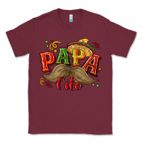 Burgundy Papa cito Classic Tee - NancyCooperArtShop