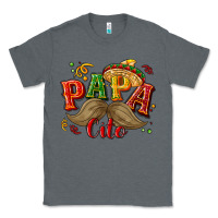 Charcoal Heather Papa cito Classic Tee - NancyCooperArtShop