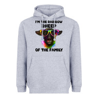 Heather Grey i'm the rainbow sheep of the family suffolk sheep Heavyweight Hoodie - Artiststas