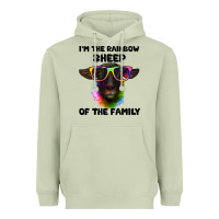 Matcha i'm the rainbow sheep of the family suffolk sheep Heavyweight Hoodie - Artiststas