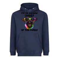 Navy i'm the rainbow sheep of the family suffolk sheep Heavyweight Hoodie - Artiststas