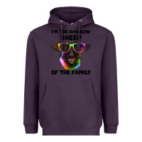 Plum i'm the rainbow sheep of the family suffolk sheep Heavyweight Hoodie - Artiststas