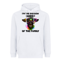 White i'm the rainbow sheep of the family suffolk sheep Heavyweight Hoodie - Artiststas