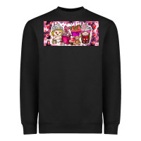 Black Valentine Coffee Heavyweight Sweatshirt - CowhideDigitalArt