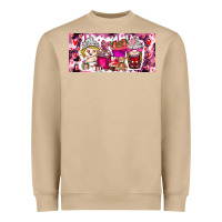 Mushroom Valentine Coffee Heavyweight Sweatshirt - CowhideDigitalArt