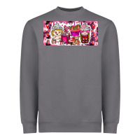 Storm Valentine Coffee Heavyweight Sweatshirt - CowhideDigitalArt