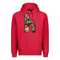 Cardinal farm life alphabet lowercase letters h Premium Hoodie - BundleAndBundleShop