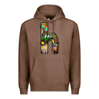 Chestnut farm life alphabet lowercase letters h Premium Hoodie - BundleAndBundleShop