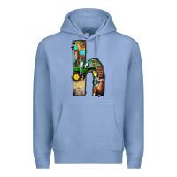 Colony Blue farm life alphabet lowercase letters h Premium Hoodie - BundleAndBundleShop