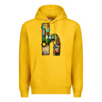 Farm Life Alphabet Lowercase Letters H Premium Hoodie | Teevron