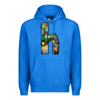 True Royal farm life alphabet lowercase letters h Premium Hoodie - BundleAndBundleShop
