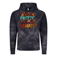 Cloud Black fall breeze and autumn leaves Vintage Hoodie - CowGirlArtShop