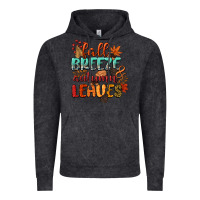 Vintage Black fall breeze and autumn leaves Vintage Hoodie - CowGirlArtShop