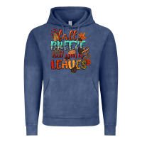 Vintage Denim fall breeze and autumn leaves Vintage Hoodie - CowGirlArtShop