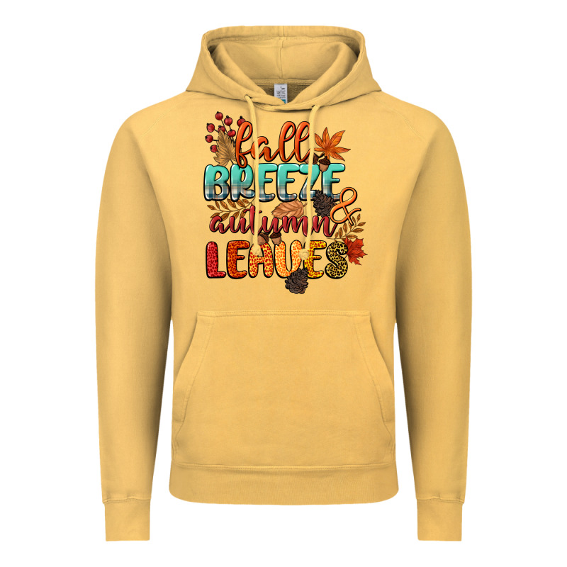 Fall Breeze And Autumn Leaves Vintage Hoodie by CowGirlArtShop | Teevron