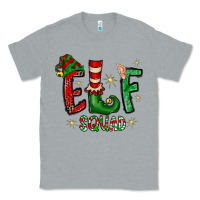 Heather Grey Elf Squad Classic Tee - CowhideDigitalArt