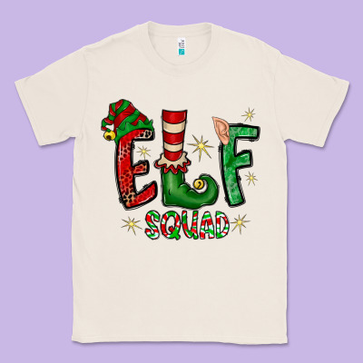 Elf Squad Classic Tee Designed By Cowhidedigitalart