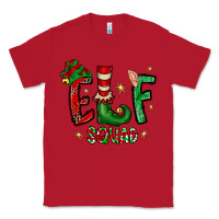 Red Elf Squad Classic Tee - CowhideDigitalArt