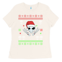 Bone alien ugly christmas Ladies Tee - Bettercallsaul
