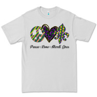 Dove Grey mardi gras love peace Premium Tee - Bettercallsaul