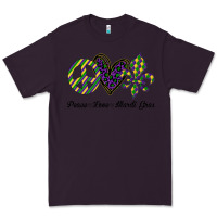 Plum mardi gras love peace Premium Tee - Bettercallsaul