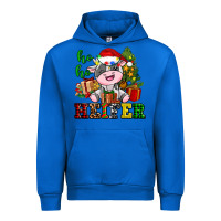 Cobalt ho ho heifer little cute christmas cow Urban Hoodie - AdoDesignShop