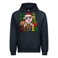 Navy ho ho heifer little cute christmas cow Urban Hoodie - AdoDesignShop
