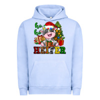 Pigment Grape Ice ho ho heifer little cute christmas cow Urban Hoodie - AdoDesignShop