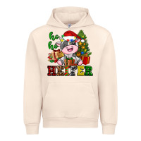 Sandshell ho ho heifer little cute christmas cow Urban Hoodie - AdoDesignShop