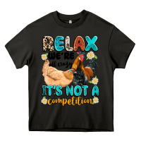 Asphalt relax we're all crazy it's not a competition Heavy Core Tee - Artiststas