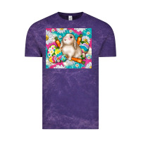 Cloud Purple easter day rabbit Vintage Tee - TumblerDesignByShophia