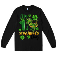 Black My first St. Patrick's Day Long Sleeve Tee - CowGirlArtShop
