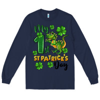 Navy My first St. Patrick's Day Long Sleeve Tee - CowGirlArtShop