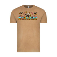 Vintage Camel western pug dogs Vintage Tee - Jasminsmagicworld