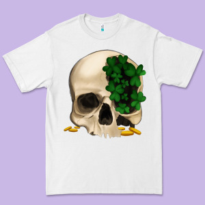 St Patrick's  Skeleton Premium Tee Designed By Bettercallsaul