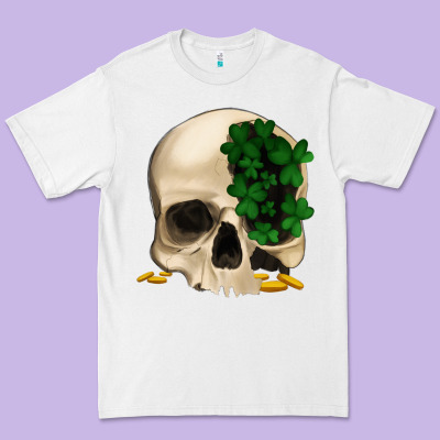 St Patrick's  Skeleton Premium Tee Designed By Bettercallsaul